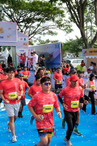Race photo from CISANGKAN KBP CITY RUN 2025