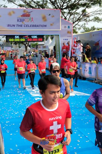 Race photo from CISANGKAN KBP CITY RUN 2025