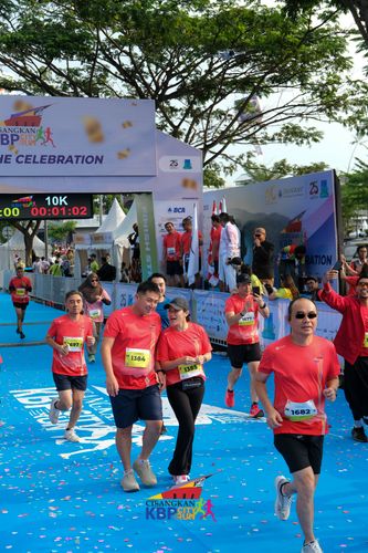 Race photo from CISANGKAN KBP CITY RUN 2025