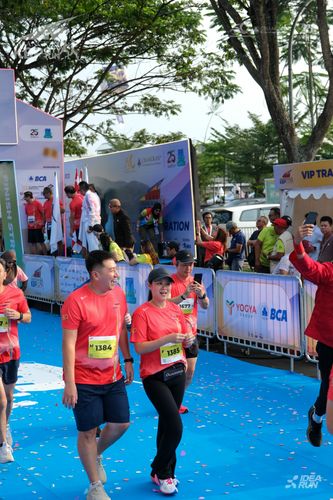 Race photo from CISANGKAN KBP CITY RUN 2025
