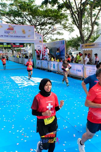 Race photo from CISANGKAN KBP CITY RUN 2025