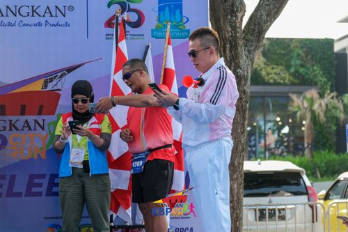 Race photo from CISANGKAN KBP CITY RUN 2025