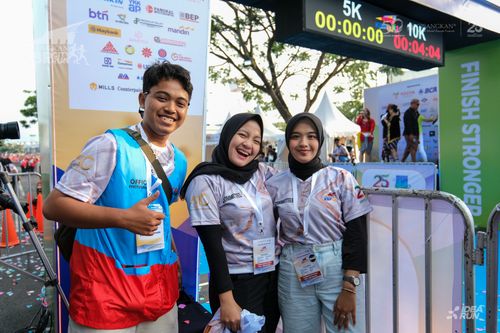 Race photo from CISANGKAN KBP CITY RUN 2025