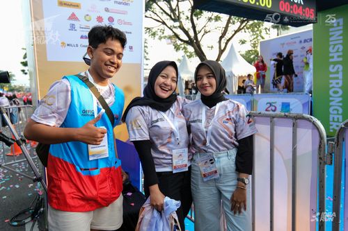 Race photo from CISANGKAN KBP CITY RUN 2025