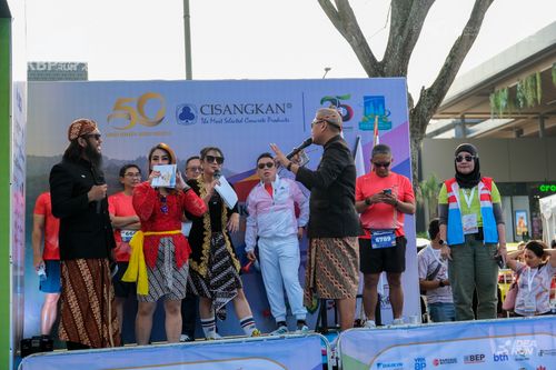 Race photo from CISANGKAN KBP CITY RUN 2025