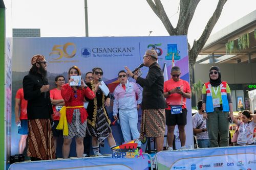 Race photo from CISANGKAN KBP CITY RUN 2025