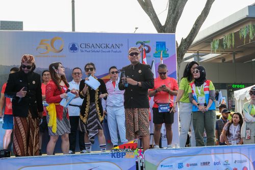 Race photo from CISANGKAN KBP CITY RUN 2025