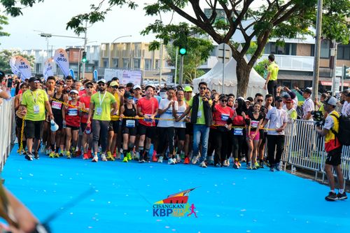 Race photo from CISANGKAN KBP CITY RUN 2025