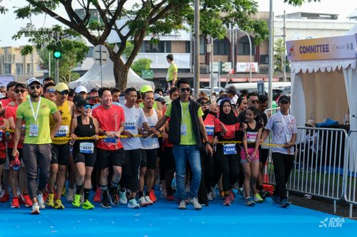 Race photo from CISANGKAN KBP CITY RUN 2025
