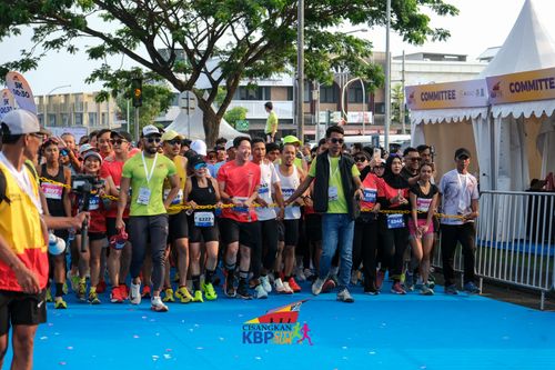 Race photo from CISANGKAN KBP CITY RUN 2025