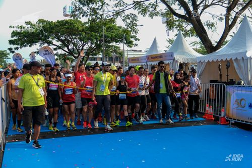 Race photo from CISANGKAN KBP CITY RUN 2025