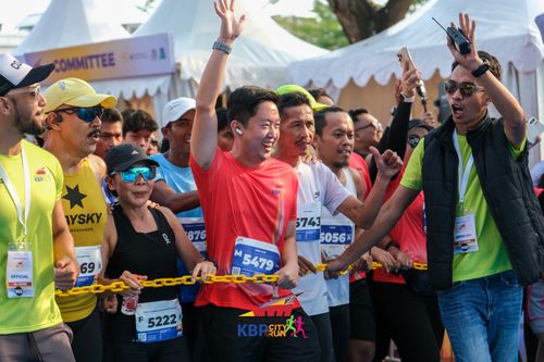 Race photo from CISANGKAN KBP CITY RUN 2025
