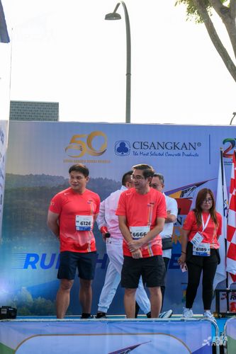Race photo from CISANGKAN KBP CITY RUN 2025
