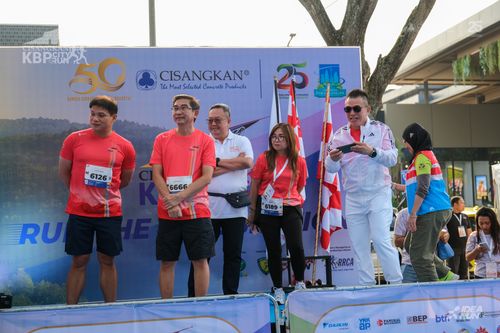 Race photo from CISANGKAN KBP CITY RUN 2025