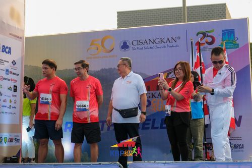 Race photo from CISANGKAN KBP CITY RUN 2025
