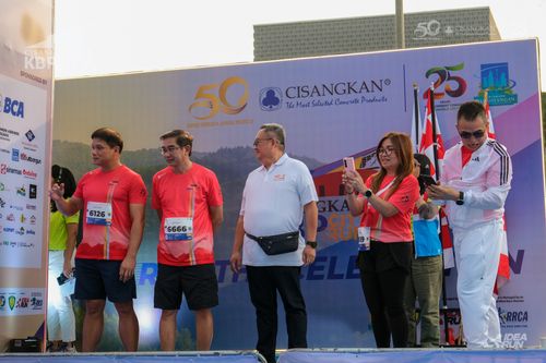 Race photo from CISANGKAN KBP CITY RUN 2025