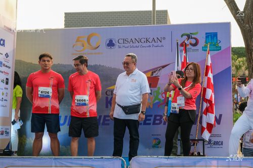 Race photo from CISANGKAN KBP CITY RUN 2025