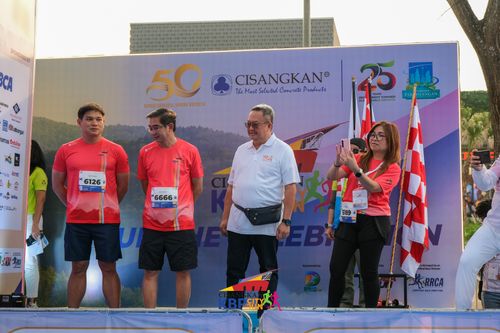 Race photo from CISANGKAN KBP CITY RUN 2025