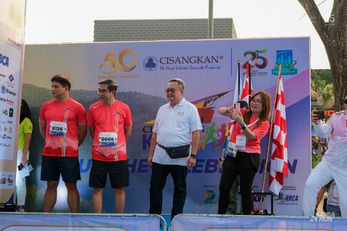Race photo from CISANGKAN KBP CITY RUN 2025
