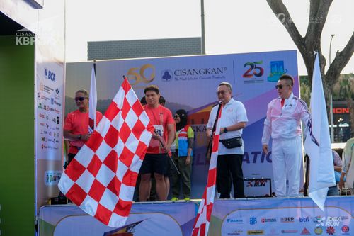 Race photo from CISANGKAN KBP CITY RUN 2025