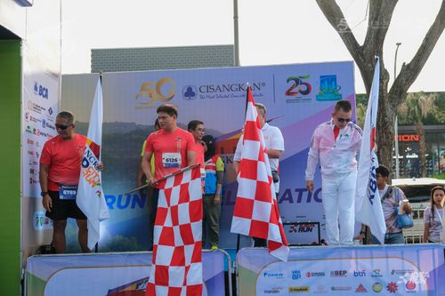 Race photo from CISANGKAN KBP CITY RUN 2025