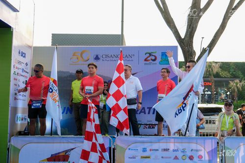 Race photo from CISANGKAN KBP CITY RUN 2025