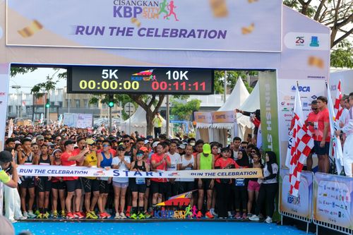 Race photo from CISANGKAN KBP CITY RUN 2025