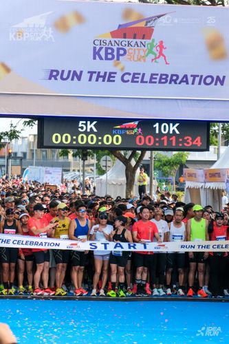 Race photo from CISANGKAN KBP CITY RUN 2025