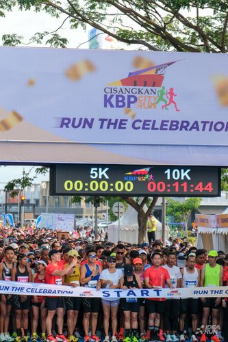 Race photo from CISANGKAN KBP CITY RUN 2025
