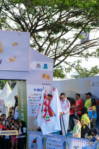 Race photo from CISANGKAN KBP CITY RUN 2025