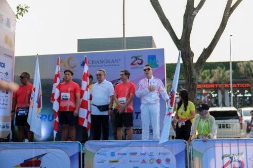 Race photo from CISANGKAN KBP CITY RUN 2025
