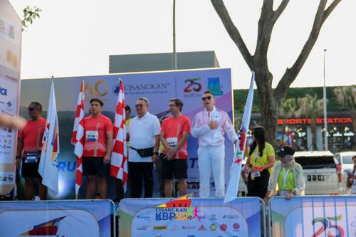 Race photo from CISANGKAN KBP CITY RUN 2025