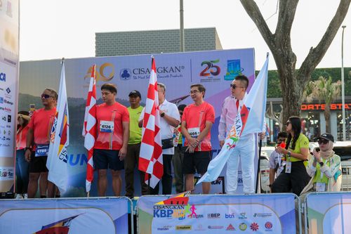 Race photo from CISANGKAN KBP CITY RUN 2025