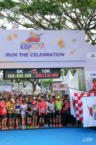 Race photo from CISANGKAN KBP CITY RUN 2025
