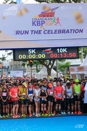 Race photo from CISANGKAN KBP CITY RUN 2025