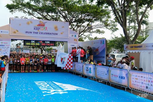 Race photo from CISANGKAN KBP CITY RUN 2025