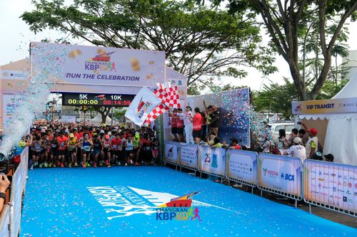 Race photo from CISANGKAN KBP CITY RUN 2025