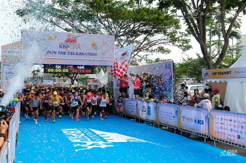 Race photo from CISANGKAN KBP CITY RUN 2025