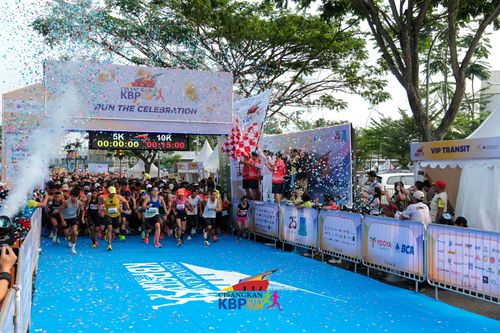 Race photo from CISANGKAN KBP CITY RUN 2025