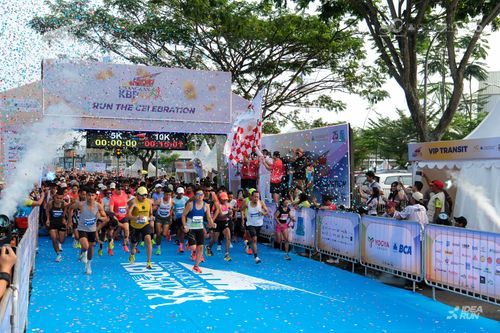 Race photo from CISANGKAN KBP CITY RUN 2025