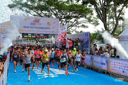 Race photo from CISANGKAN KBP CITY RUN 2025