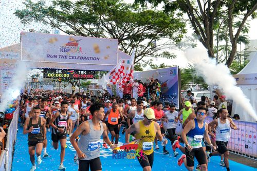 Race photo from CISANGKAN KBP CITY RUN 2025
