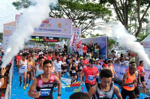 Race photo from CISANGKAN KBP CITY RUN 2025
