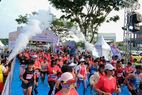 Race photo from CISANGKAN KBP CITY RUN 2025