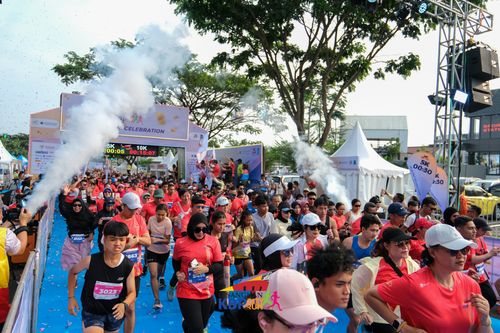 Race photo from CISANGKAN KBP CITY RUN 2025