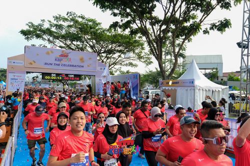 Race photo from CISANGKAN KBP CITY RUN 2025