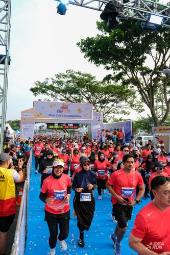 Race photo from CISANGKAN KBP CITY RUN 2025
