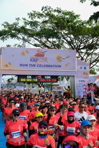 Race photo from CISANGKAN KBP CITY RUN 2025
