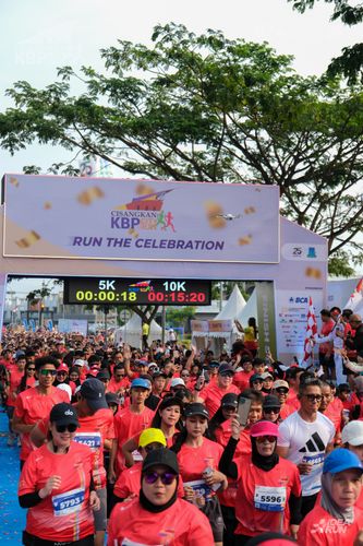 Race photo from CISANGKAN KBP CITY RUN 2025