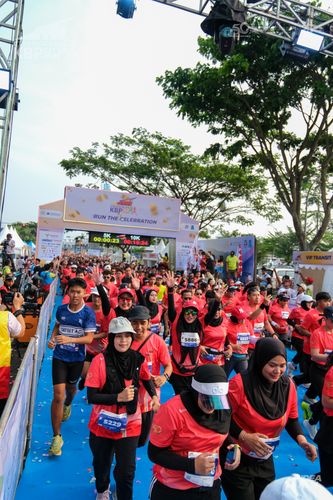 Race photo from CISANGKAN KBP CITY RUN 2025